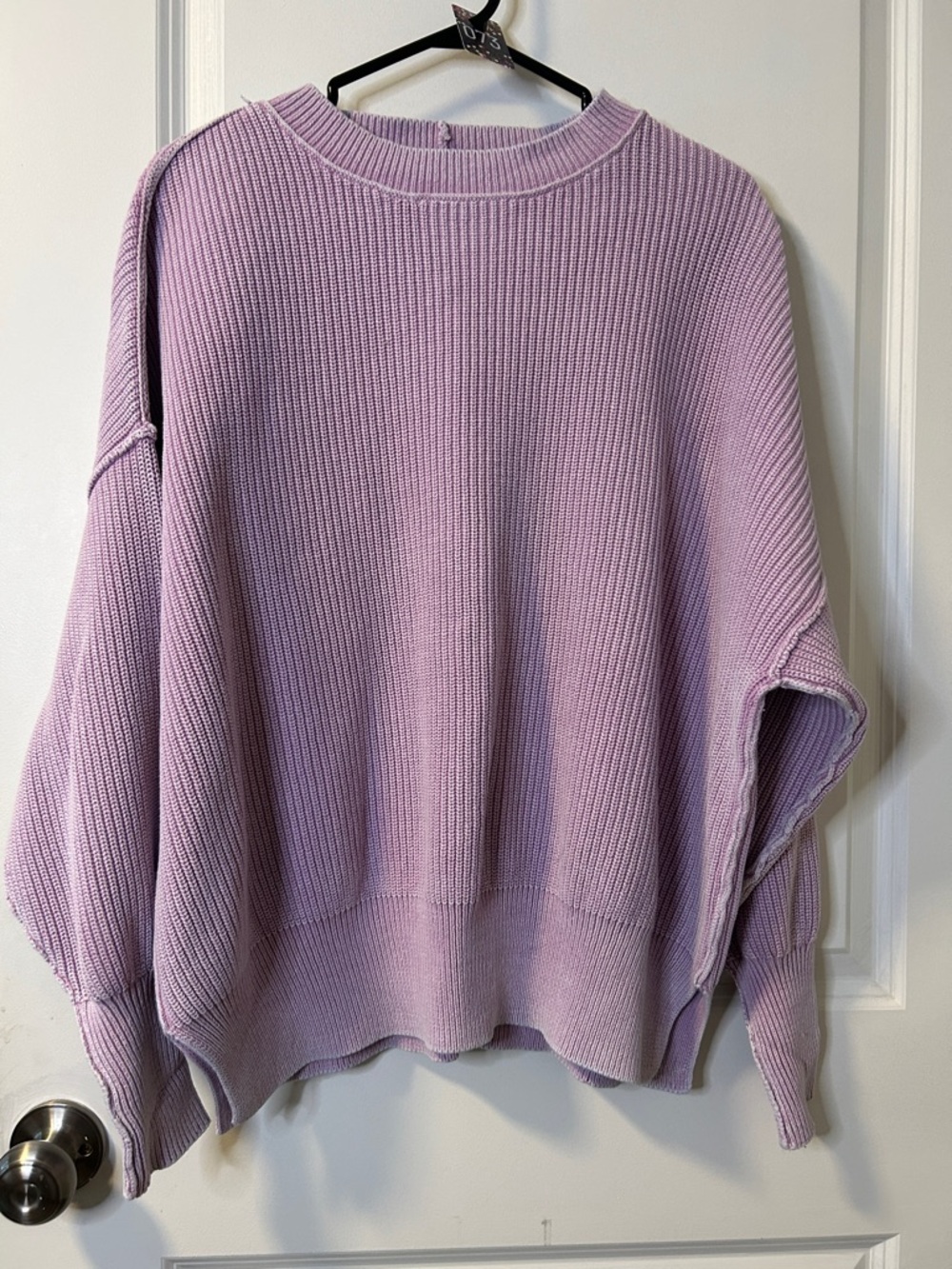 73. aerie Lavender Ribbed Crewneck Sweater
